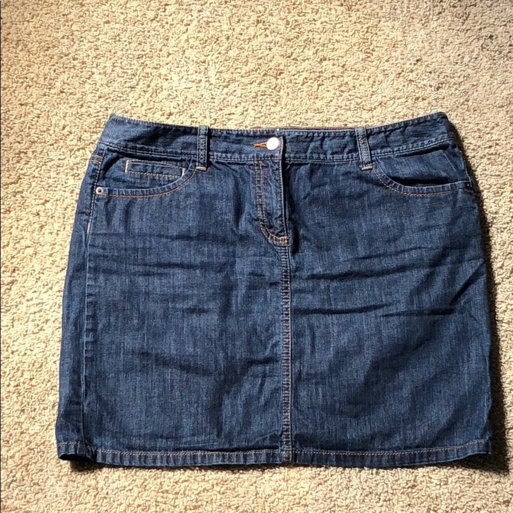 Ann Taylor LOFT Denim Skirt Petite